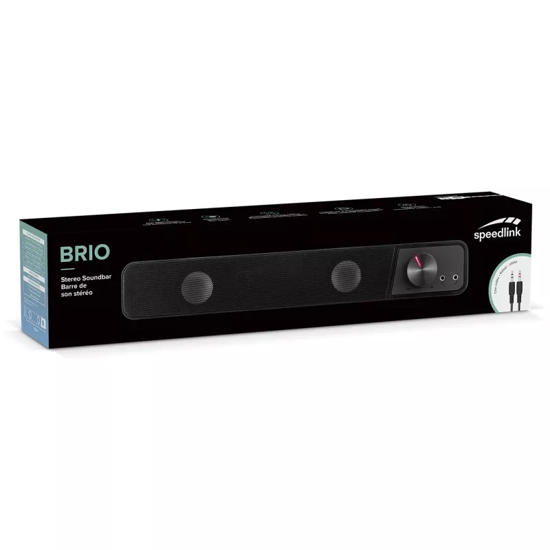 Reproduktor SPEEDLINK BRIO čierny 6 W
