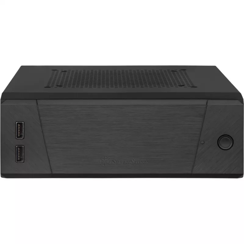 SilverStone MILO ML10 - USFF - Mini-ITX - bez napájacieho zdroja - čierna - USB/Audio (SST-ML10B)