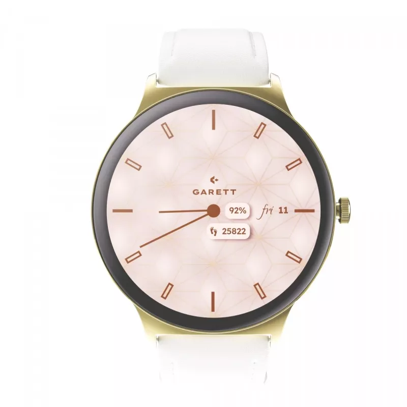 Smartwatch Garett Verona 2 Gold Mesh s Bluetooth a meračom srdcového tepu