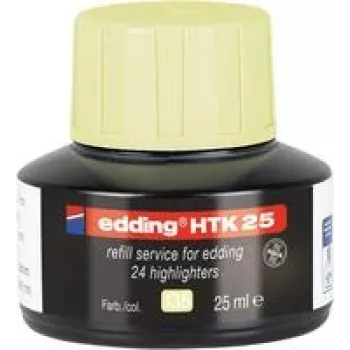 Atramentová náplň Edding e-HTK25 žltá pre Edding e-HTK25 marker, model 4-HTK25135