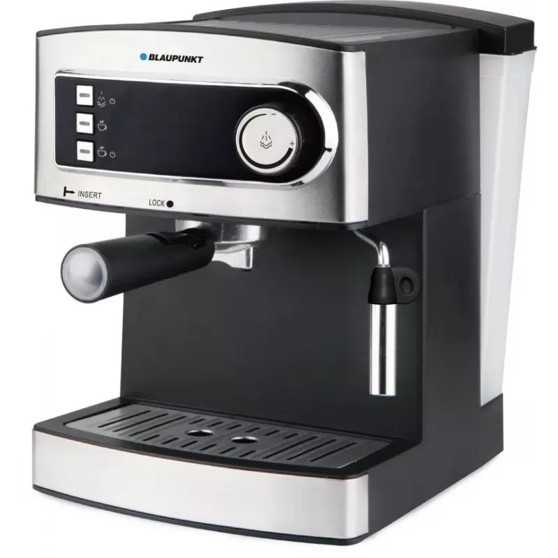 Blaupunkt CMP301 kávovar na espresso, 15 bar, 1,6 l, strieborný/čierny
