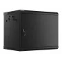 Nástenný rack Lanberg WF01-6409-00B 9U čierna