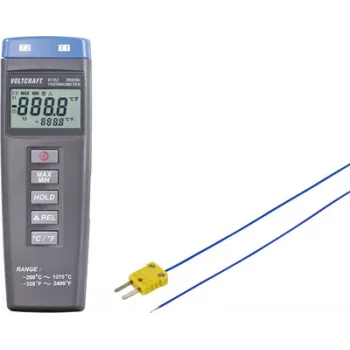 VOLTCRAFT K102 + TP 202 teplomer -200 až +1370 °C snímač Type-K