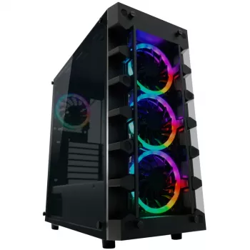 LC Power Gaming 709B Solar_System_X - Tower - ATX - bez napájacieho zdroja - čierna - USB/Audio (LC-709B-ON)