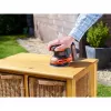 Black & Decker BDCROS18N-XJ prenosná vibračná brúska 12000 ot/min čierna, oranžová