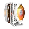 Chladič procesora Darkflash E400 PLUS (biely) — aktívne vzduchové chladenie pre CPU, vežový dizajn, konfigurácia s jedným ventilátorom