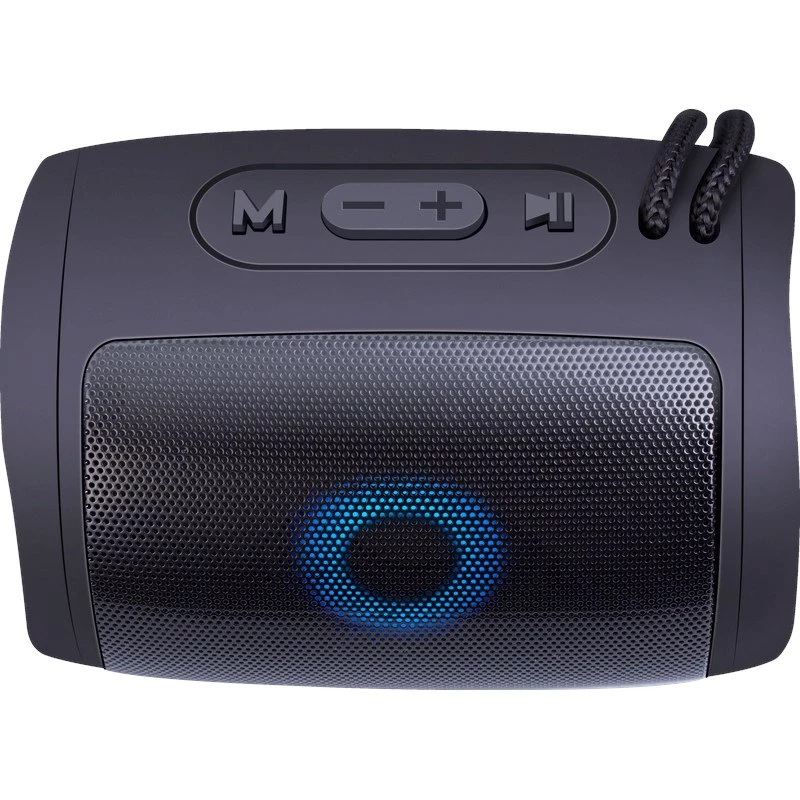 DEFENDER Enjoy S200 65200 prenosný reproduktor Bluetooth, TWS, 5 W, LED osvetlenie, FM, microSD, batéria 10 h, čierny