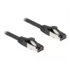 Sieťový kábel DeLOCK 80566 RJ-45 Cat8.1 0,25 m čierny
