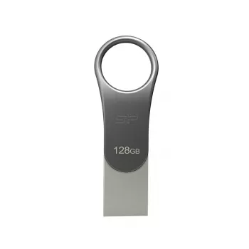 USB kľúč Silicon Power C80 128GB USB 3.2 Gen 1 (Type-A / Type-C) titán