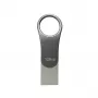 Silicon Power Mobile C80 USB kľúč 128 GB, USB Type-A / USB Type-C, USB 3.0 (3.1 Gen 1), titánový