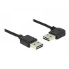 USB kábel DeLOCK 5 m USB 2.0 A samec/samec 90°