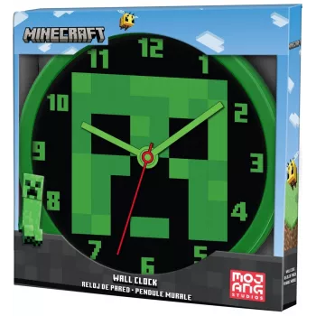 Nástenné hodiny Minecraft 25 cm