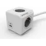 Predlžovacia zásuvka Allocacoc 10435/DEEUAC so 4 AC zásuvkami, USB-A a USB-C portami