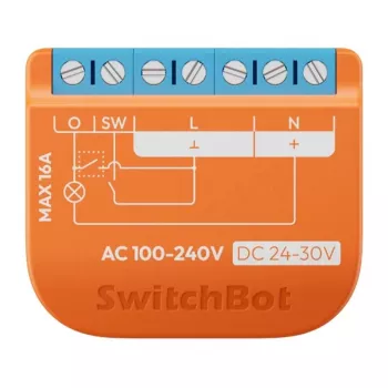 Smart SwitchBot Relé W5502310 – Wi‑Fi ovládanie s monitorovaním energie