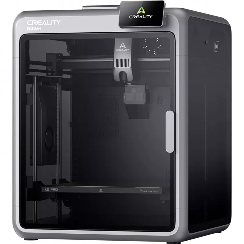 3D tlačiareň Creality K2 Pro — pracovný priestor 300×300×400 mm, duálna os Z
