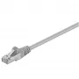 Wentronic Goobay CAT 5e patch kábel, F/UTP, sivý, 3 m - CCA zmes medi (50129)