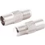 Adaptér IEC konektor samec na F konektor samica ShiverPeaks 85322-SET10 balenie 10 ks — konektorový adaptér