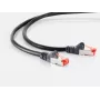 Ethernetový kábel ShiverPeaks 75713-AS CAT 6A S/FTP PIMF, kompatibilný s 1G/10G