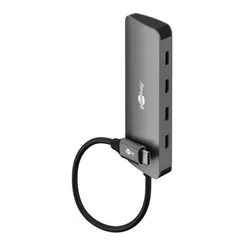 Goobay Slim 4-port USB hub USB-C na 10 Gbit/s - -Plug> 4x (76565)