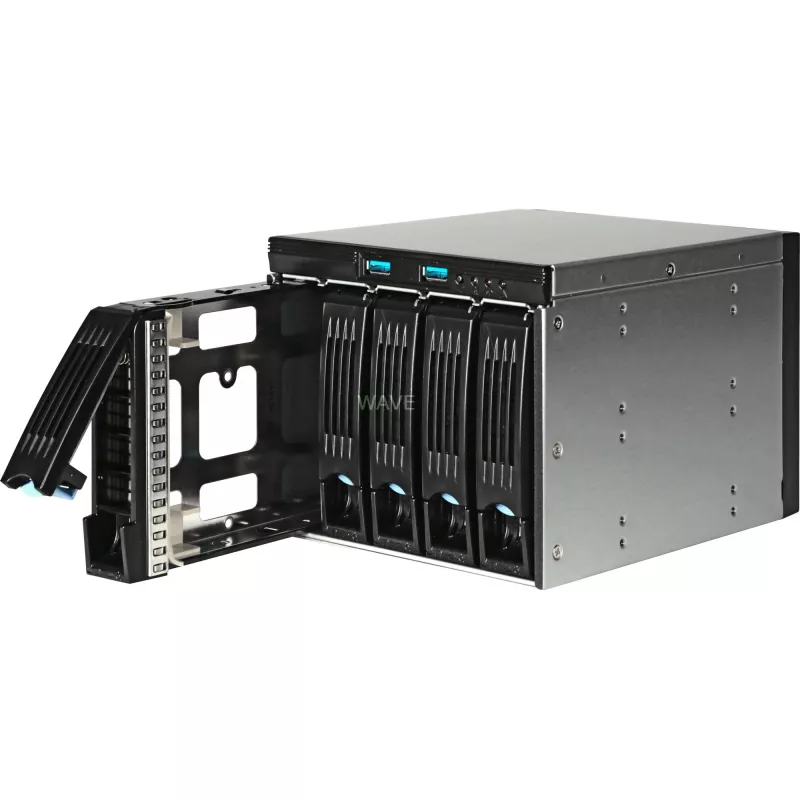 Modul klietky na disky Chenbro SK33502 s 5 pozíciami 3,5 palca, hot-swap SAS/SATA, čierny