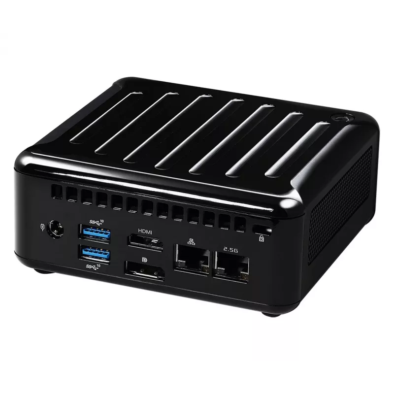 ASRock NUC BOX-1165G7 barebone počítač 0,6 l, Intel Core i7-1165G7 2,8 GHz, HDMI, USB-C, 2x LAN, DDR4, max. 64 GB