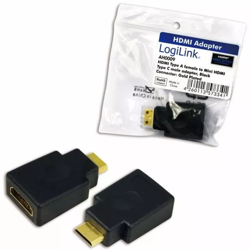 HDMI-C adaptér LogiLink AH0009 čierny