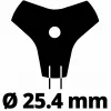 Čepeľ krovinorezu Einhell 3405083 nerez 20 cm čierna