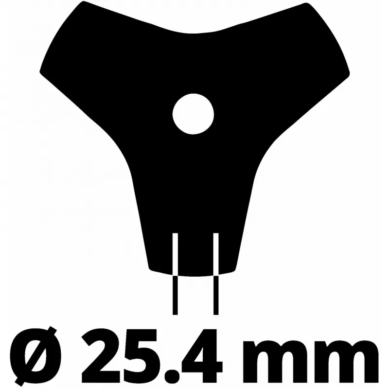 Čepeľ krovinorezu Einhell 3405083 nerez 20 cm čierna