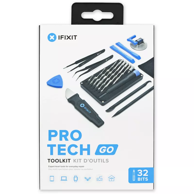 Opravárska sada náradia iFixit Pro Tech GO IF145-783-1 pre opravy elektroniky, prenosná sada