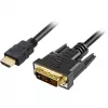 Sharkoon adaptérový kábel - Single Link - HDMI samec na DVI-D samec