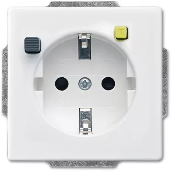 Zásuvka Busch-Jaeger 3120 EUCB-84 CEE 7/3 2P+E 230 V 16 A biela IP20