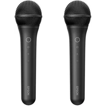Epson ELPKM01 bezdrôtová karaoke mikrofónová sada, Čierna