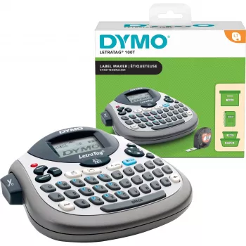 Tlačiareň etikiet Dymo LetraTag LT-100T s QWERTZ klávesnicou, prenosná termálna tlačiareň etikiet