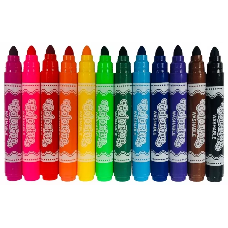 Fixky Colorino 42651PTR okrúhly hrot 12 farieb sada