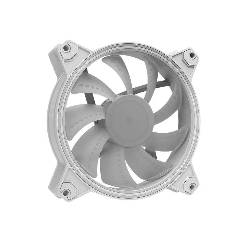 120mm skriňový ventilátor MODECOM VOLCANO APEX 120 ARGB biely — 120mm ARGB chladiaci ventilátor