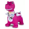Skákacia hračka Jamara HoppyDoo Dino s krídlami ružová s pumpou 466008