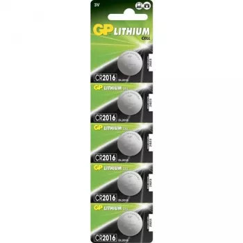 GP Batteries CR2016 lítiová článok - Lithium - gombík/minca - 3 V (060.2016C5)