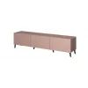Cama RTV skrinka NOVA 186x40x48 ružová matná