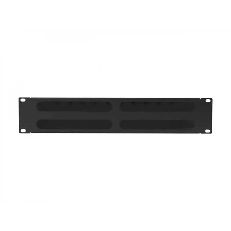 Rackový 19 inch 2U organizér káblov LANBERG AK-1705-B, čierny