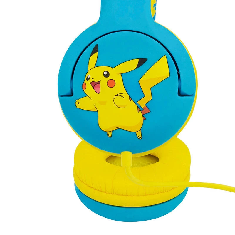 Káblové slúchadlá pre deti OTL Pokémon Pikachu (modro-žltá)