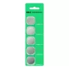 Gombíková batéria Green Cell CR2032 3V — balenie 5 ks