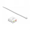 DeLOCK Keystone modul RJ45 konektor samica na LSA Cat.6A bez nástroja s modrou protiprachovou krytkou