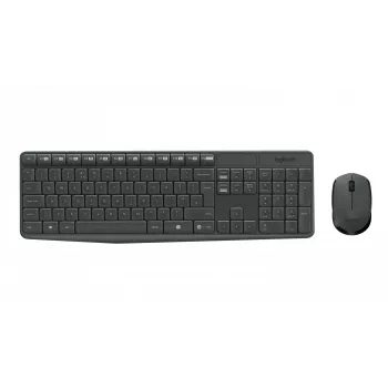 Logitech MK235 odolná bezdrôtová súprava klávesnice a myši v sivej