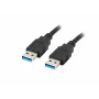 USB kábel -A M/M 3.0 0,5 m čierny