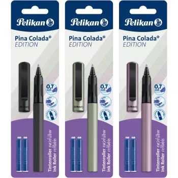 Pelikan Pina Colada Edition, guličkové pero, miešané farby, modrá, 0,7 mm, jemné, obojručné