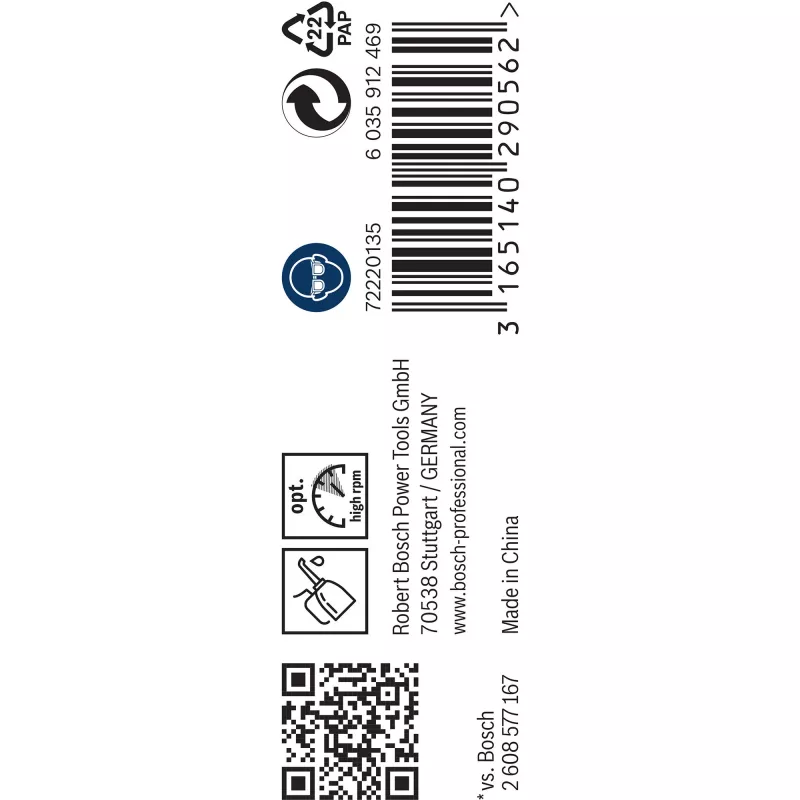 Bosch HSS-G vrták do kovu, Ø 3,2 mm, 10 ks