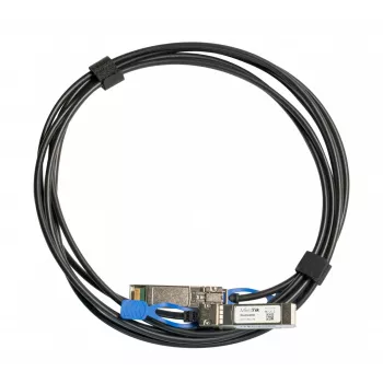 Sieťový kábel MikroTik XS+DA0001 SFP/SFP+/SFP28 InfiniBand 1 m čierny