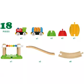 Hračkárska vláčiková súprava Ravensburger BRIO — viacfarebná pre vek 1,5–99