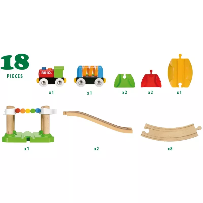 Hračkárska vláčiková súprava Ravensburger BRIO — viacfarebná pre vek 1,5–99