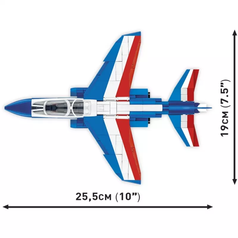 Stavebnica Cobi Alpha Jet Patrouille de France model v mierke 1:48 COBI-5841